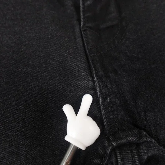 The Perfect Jean‎ NYC Mens 36x32 Black Slim Fit Straight Denim Jeans Stretch - Picture 12 of 12